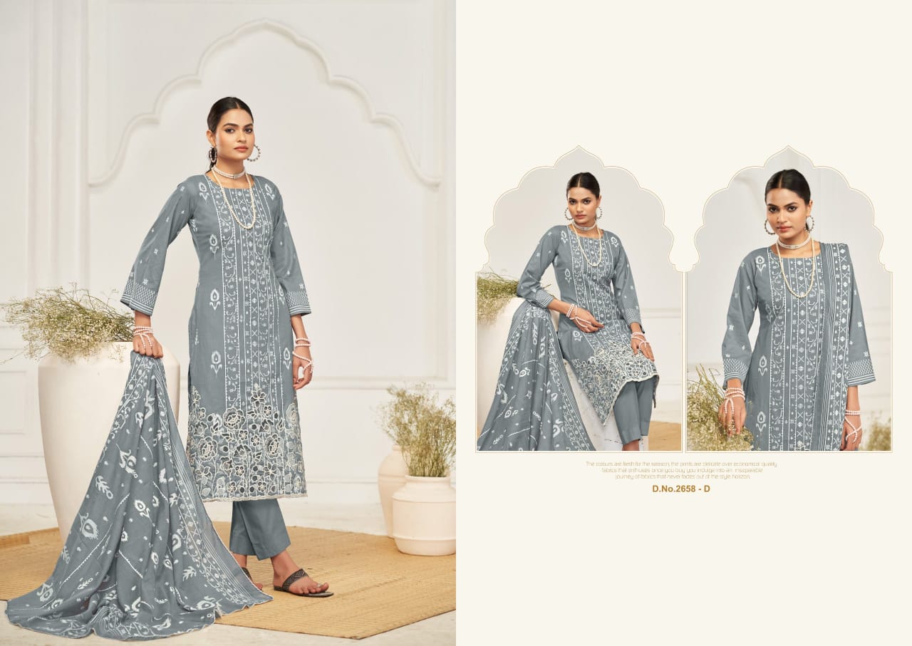 Bansuri by Sargam Pure Cotton Printed Designer Salwar Suit Orders In India